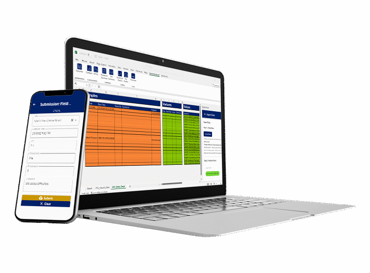 EnviroDataVault Mobile and Laptop Mockup